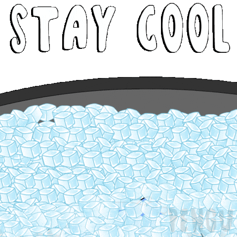 Calm Down Take It Easy Sticker by Pudgy Penguins