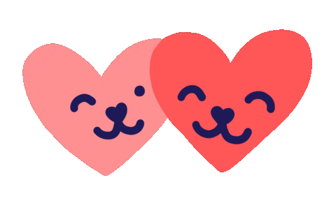 In Love Hearts Sticker by CuidaMiMascota