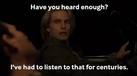 HelpfulDataHacks giphygifmaker interview with the vampire ive had to listen to that for centuries GIF