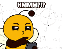 Question Mark What Sticker by Plan Bee Studios