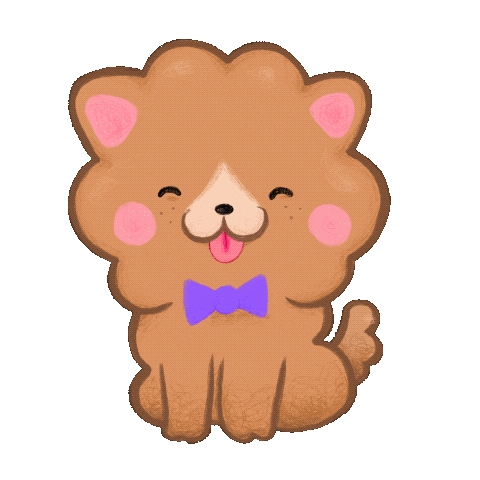 Eonhex giphyupload puppy cute dog pomeranian Sticker