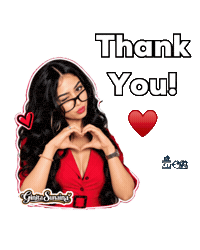 Thanks Thank You Sticker by Global Tara Entertainment