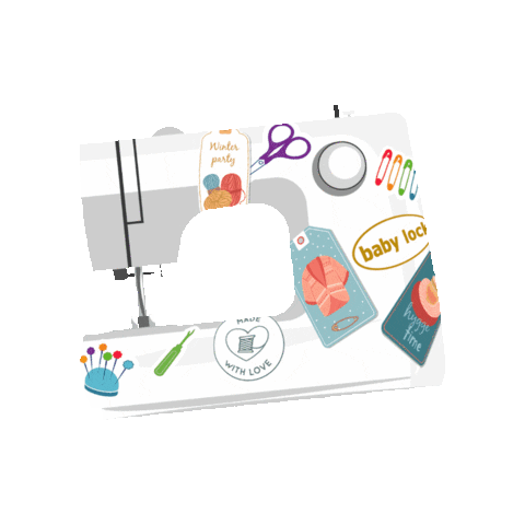 babylocksewing bl sewing sew sewing machine Sticker