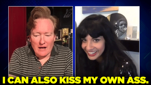 Kiss My Ass Jameela Jamil GIF by Team Coco