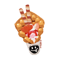 msgigiyu food illustration yummy drawing Sticker