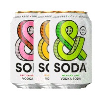 andsoda vegan fruit alcohol waves Sticker