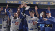 Celebrate Los Angeles Dodgers GIF by MLB