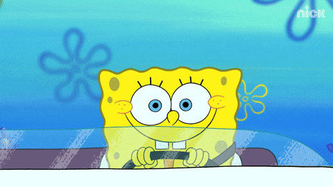 Nickelodeon Driving GIF by SpongeBob SquarePants