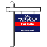 Sign Forsale Sticker by WentworthRealEstate