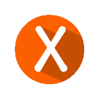 Orange Abc Sticker