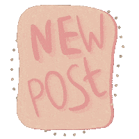 Pink Post Sticker by whisper_pic