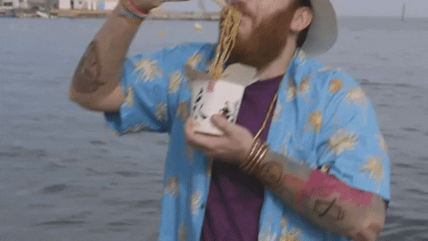 Hungry Fried Noodles GIF by LLIMOO