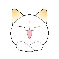 猫 笑う Sticker