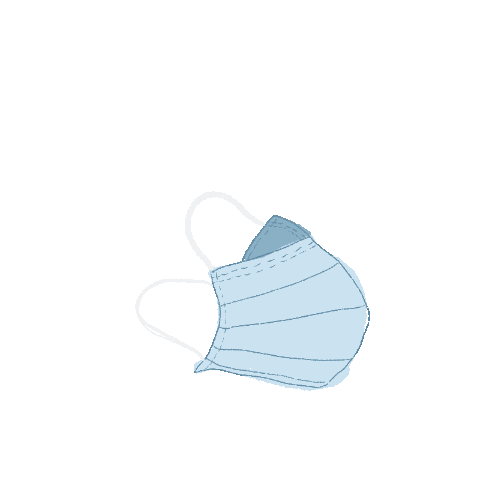 Mask Virus Sticker