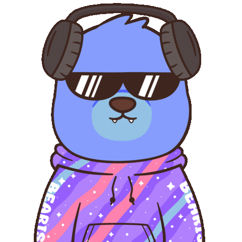 Happy In The Zone Sticker by BEARISH