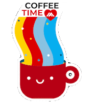 Happy Good Morning Sticker by First Factory