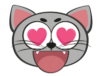 Cat Love Sticker by catmypet