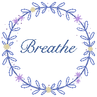 Relax Breathe Sticker