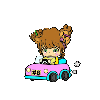 Heart Girl Sticker
