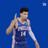 Cant Hear You Lets Go GIF by Philadelphia 76ers