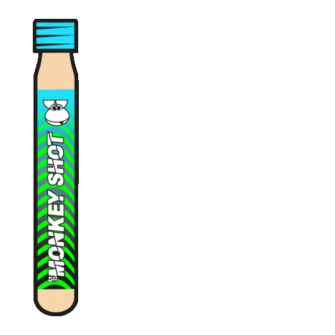 uniinternational giphyupload monkey shot dr Sticker