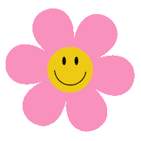 Happy Flower Sticker