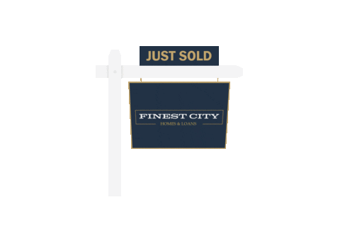 finestcityhomesandloans giphyupload openhouse justsold broker Sticker