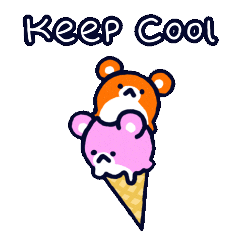 Refreshing Ice Cream Sticker