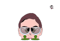 Glitch Spare Me Sticker by Mack Neaton