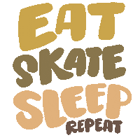 Eat Skate Or Die Sticker