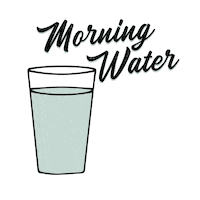 Chia Seeds Water Sticker by The Daily Page