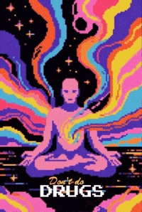 Pixel Art Trip GIF by The LSD Hotel
