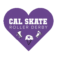 Pride Roller Skate Sticker by Cal Skate Roller Derby