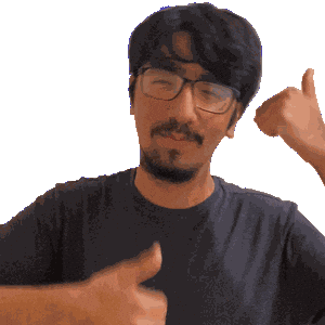 Happy Thumbs Sticker