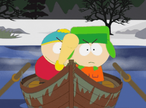mattlongname giphyupload south park kyle cartman GIF