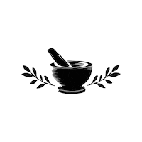 KHallStudio stamp mortar khallstudio pestle Sticker