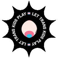 CampbellEwald football trans pride trans kids trans athletes Sticker