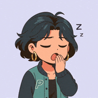 PersonaJourney kawaii tired sleepy chibi GIF