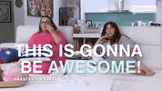 Excited Watching Tv GIF by Gogglebox Australia