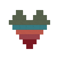 Heart Rainbow Sticker by Rosagitana