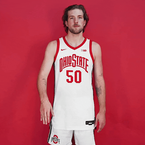 College Basketball Thumbs Up GIF by Ohio State Athletics