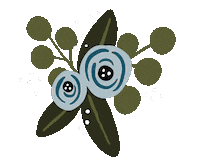 luciamorenomontero flowers leaves decor luciamorenomontero Sticker