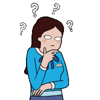 Confused Thinking Sticker by VIRA BCA