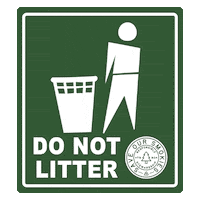 saveoursmokies recycle litter no littering do not litter Sticker