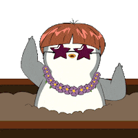 Penguin Middle Finger Sticker by Pudgy Penguins