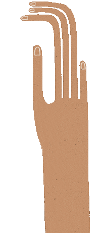 Hand Click Sticker by Hello Danane