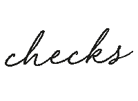 Checks Sticker by RIANISTA