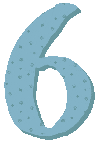 Number Advent Sticker by Pani Dominika