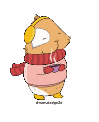 mondesign26 fall autumn guinea pig guineapig Sticker