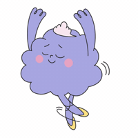 Dance Cloud GIF by bilou